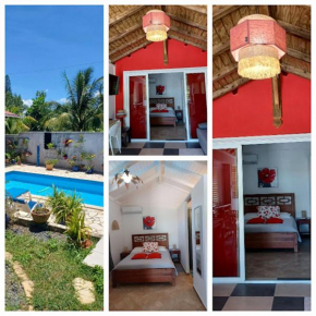 Charmant bungalow à Baie-Mahault avec piscine privée